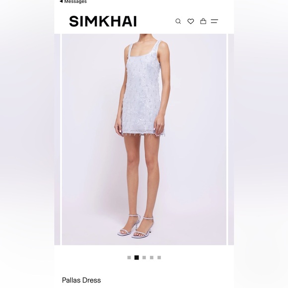 Light blue simkhai dress! Never worn! - Picture 3 of 3